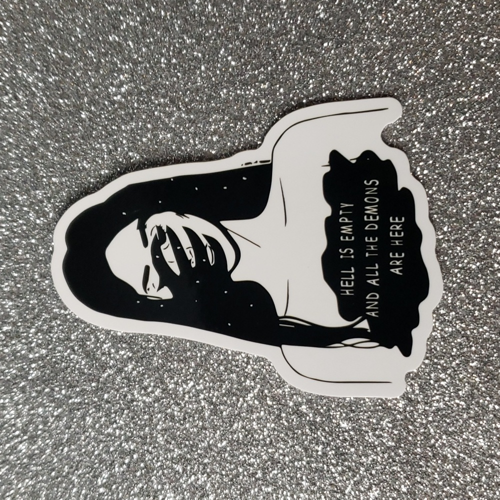 ART Gothic WATERPOOF Sticker Hell Demons